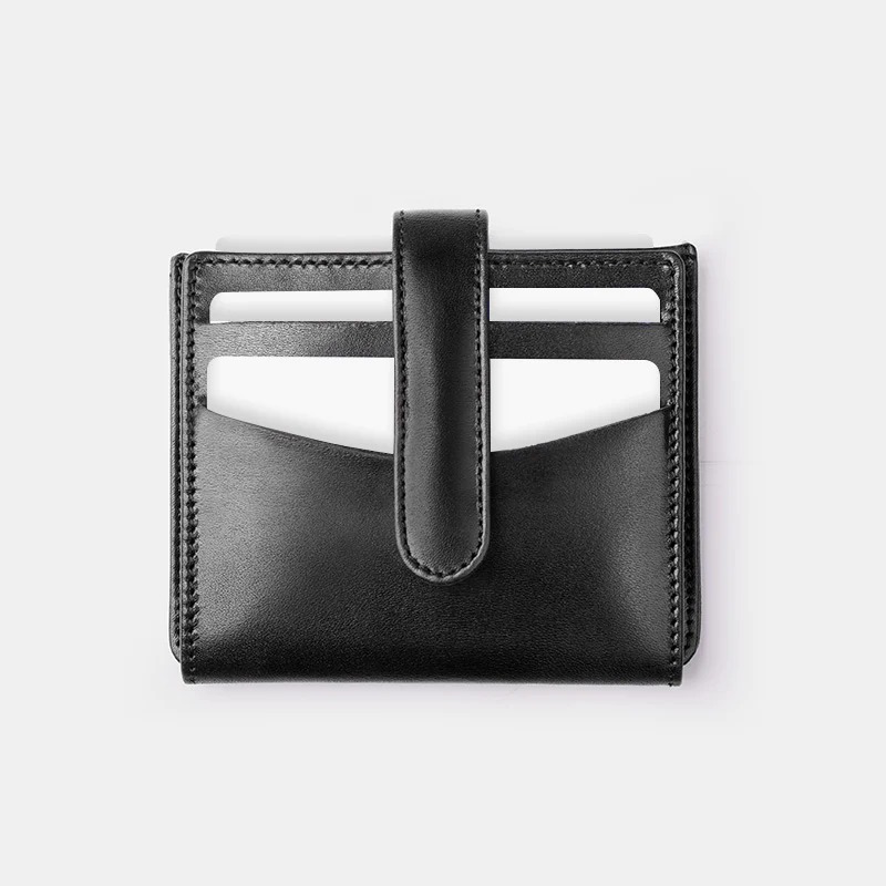 Genuine leather card holder